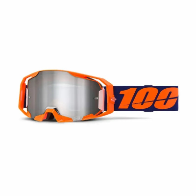 100% ARmatic Mirror Silver Flash Lens Goggles
