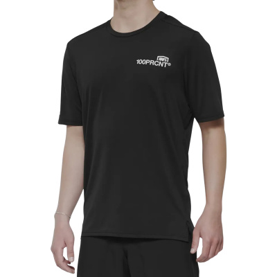 100% 100 Airmatic Short Sleeve Jersey Black