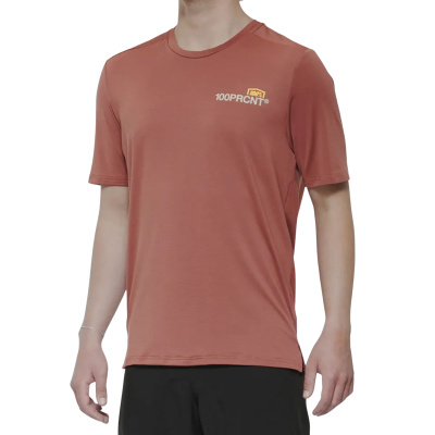 100% 100 Airmatic Short Sleeve Jersey Cardinal
