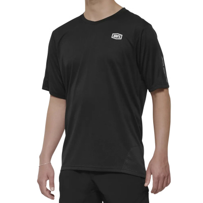 100% 100 Ridecamp Short Sleeve Jersey Black
