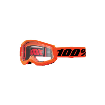 100% Strata 2 Clear Lens Goggles