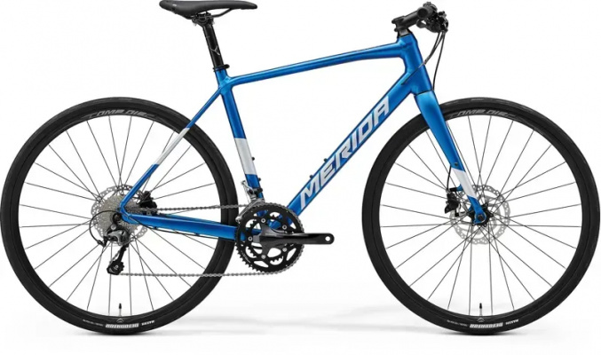 2023 Merida Speeder 300 Road Bike - Blue/Dark Silver