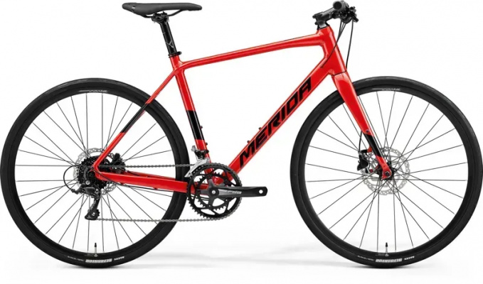 2024 Merida Speeder 200 Road Bike - Red/Black
