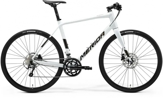 2024 Merida Speeder 300 Road Bike - White/Gold