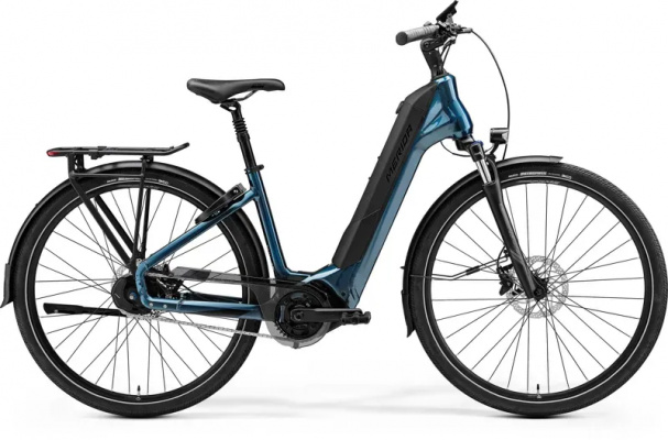 2024 Merida eSpresso City 775 EQ Electric Commuter Bike - Teal/Black