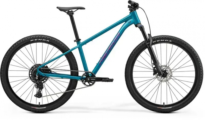 2025 Merida Big Seven 40 Mountain Bike - Dark Teal/Purple