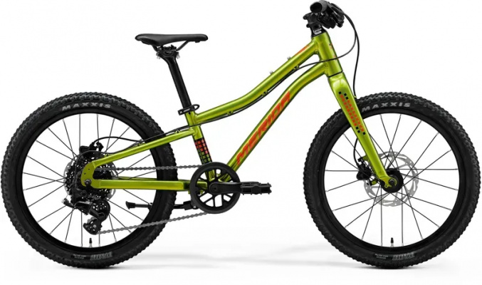 2025 Merida Matts J.20+ Kids Bike - Fall Green/Red/Black