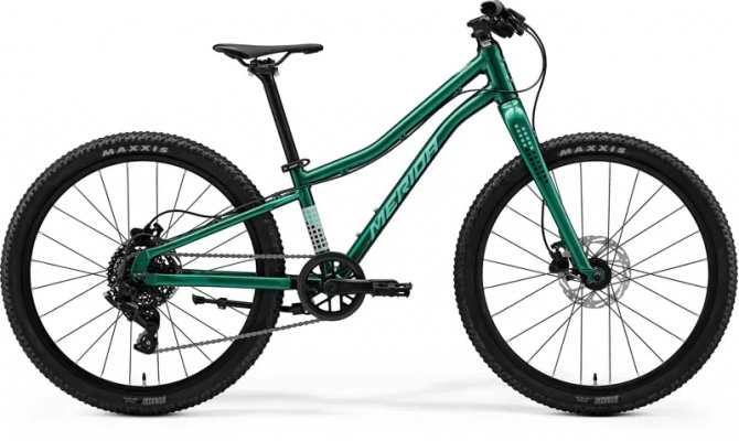 2025 Merida Matts J.24+ Kids Bike - Evergreen/Turquoise/Black