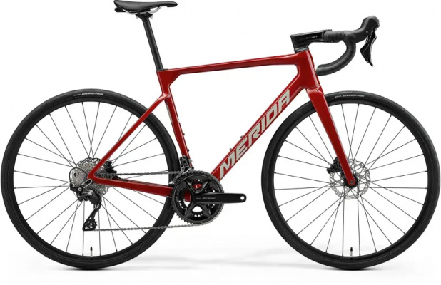2025 Merida Scultura 4000 Road Bike - Heritage Red/Grey