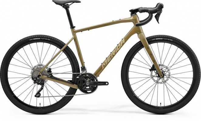 2025 Merida Silex 400 Gravel Bike - Oak Bork/Earth Powder