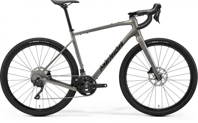 2025 Merida Silex 400 Gravel Bike - Warm Slate Grey/Black