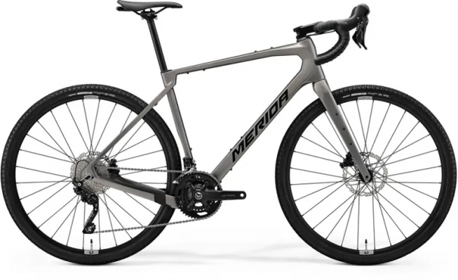 2025 Merida Silex 4000 Gravel Bike - Warm Slate Grey/Black