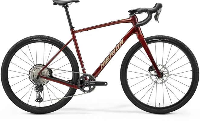 2025 Merida Silex 700 Gravel Bike - Elegant Wildberry/High Cream
