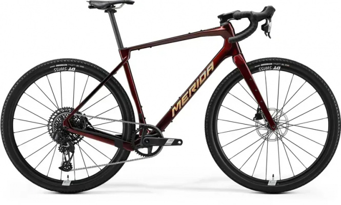 2025 Merida Silex 8000 Gravel Bike - Elegant Wildberry/Gold