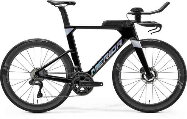 2025 Merida Time Warp Tri Limited Road Race Bike - Black