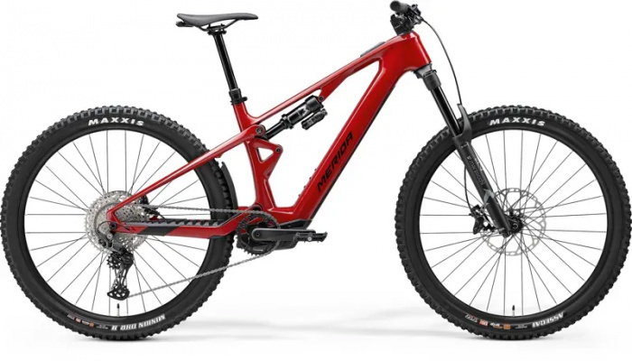 2025 Merida eOne-Sixty SL 6000 Electric Mountain Bike - Red