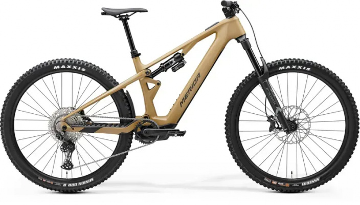 2025 Merida eOne-Sixty SL 6000 Electric Mountain Bike - Silk River Clay / Gold