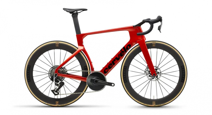 2026 Cervelo S5 Red XPLR AXS 1 Aero Road Bike - Carnelian Red