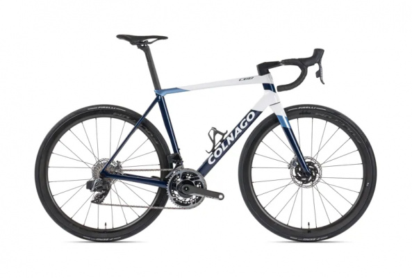 2026 Colnago C68-R Disc Carbon Road Bike Ultegra Di2 - White / Blue