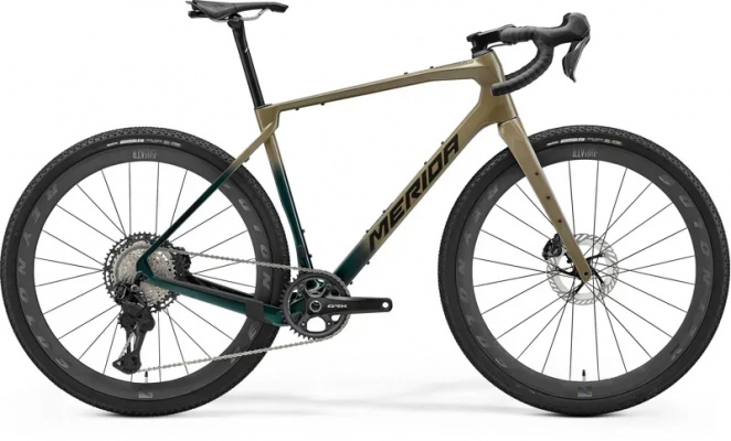 2026 Merida Silex 9000 Gravel Bike - Halo Green / Silver Green