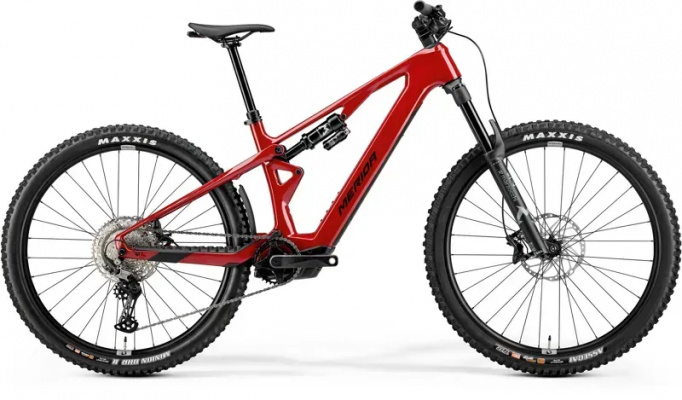 2026 Merida eOne-Sixty 6000 Electric Mountain Bike - Heritage Red / Black