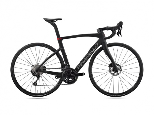 2026 Pinarello F1 Shimano 105 Disc Road Bike - Matte Black / Red