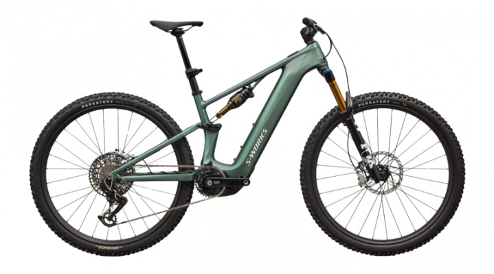 2026 Specialized S-Works Turbo Levo R Electric Mountain Bike - Premium Fjord