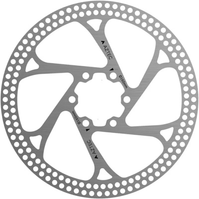 Aztec Stainless Steel Circles Rotor In Silver