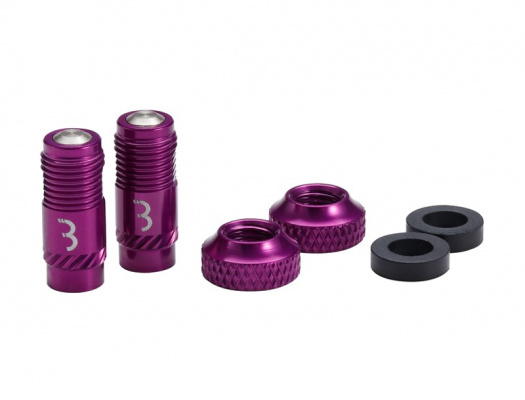 BBB CoreCaps Valve Caps 2pcs BTI- 165 Purple