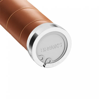 Brooks Slender Leather Handlebar Grips