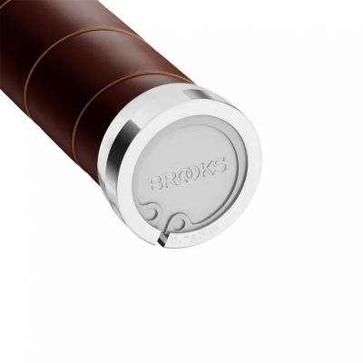 Brooks Slender Leather Handlebar Grips