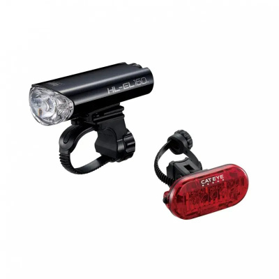 Cateye HL-EL160 / Omni 5 Bike Light Set
