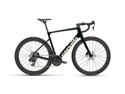 Cervelo Cervlo Caledonia-5 SRAM Force AXS Road Bike - Black / Cream