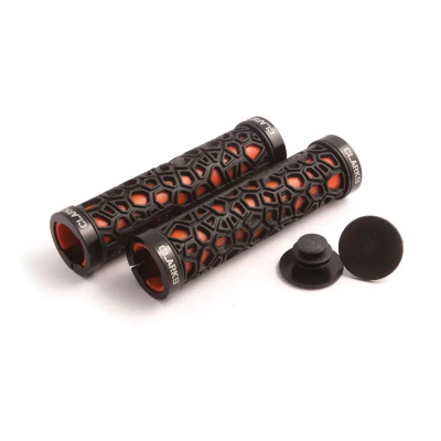 Clarks Hex Double Sided Lock On Grips Black-Red