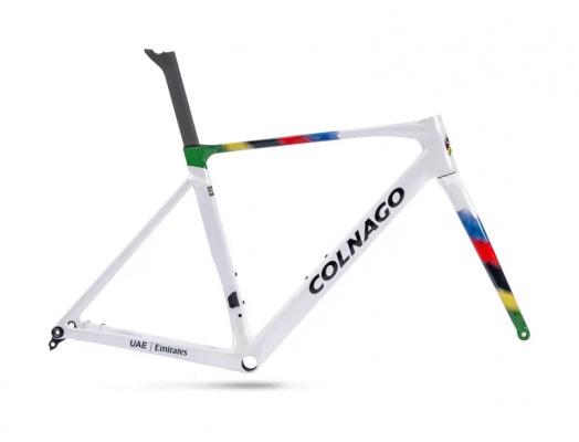 Colnago V5RS Disc 2025 Carbon Road Frameset - White W/Champs