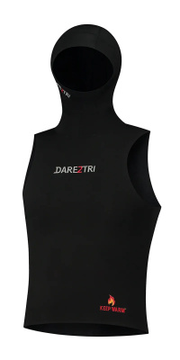 Dare2Tri Unisex Keep Warm Hooded Vest - Size Large