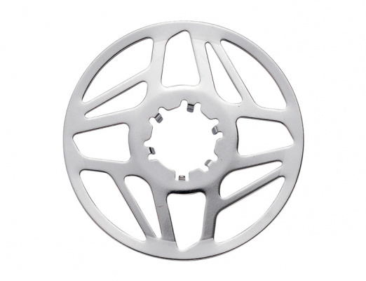 FSA Bosch Ebike Steel Chainguard 01 Threaded Silver 105mm od