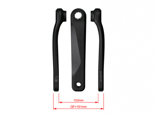 FSA Ebike Chainset CK-220 Bosch 19.0mm Black bni 19.0mm 1
