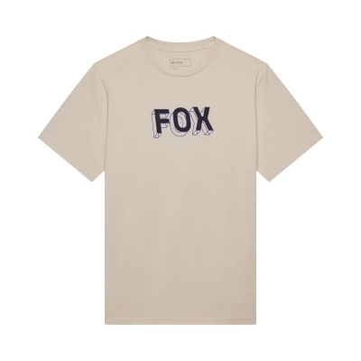 Fox Image Print 195 Original Ss Tee - CHALK