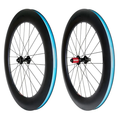 Halo Carbaura RCD 80mm Wheelsets Black 700c pair