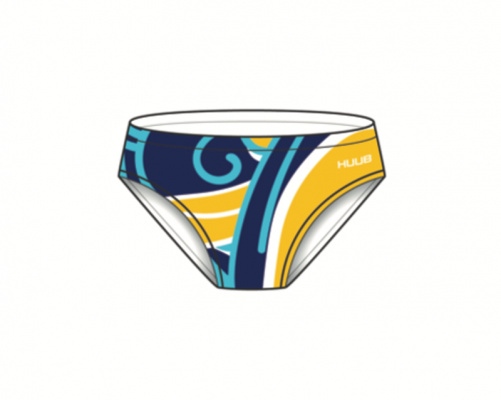 Huub Brownlee Brief Johnny Navy/Yellow