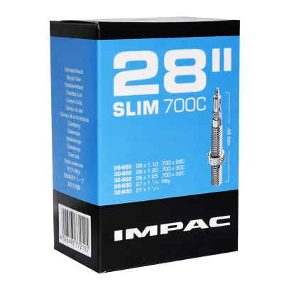 Impac SV28 Slim 700c Presta Valve 700x28-32c Inner Tube