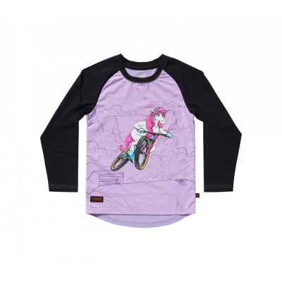 Kids Ride Shotgun Unicorn Windproof Kids Jersey