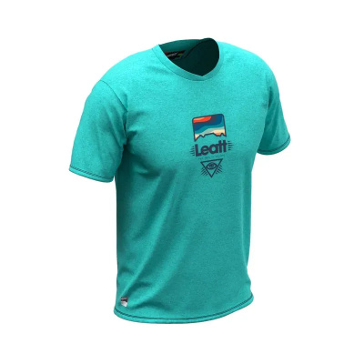 Leatt MTB Shirt Youth AllMtn 2.0: AQUA