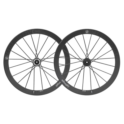 Lightweight Meilenstein Evo Road Wheelset Schwartz Edition - Rim Brake
