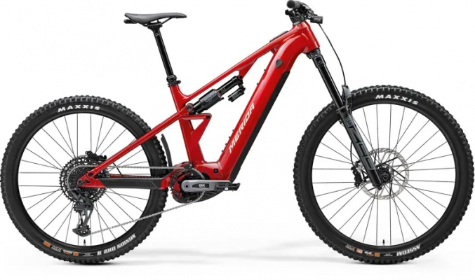Merida eOne-Eighty 700 Electric MTB 2025 - Heritage Red