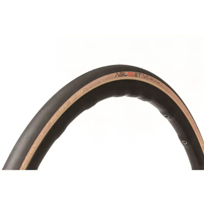 Panaracer Agilest TLR Folding Road Tyre: BLACK/AMBER