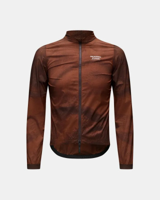 Pas Normal Studios Men's Mechanism Stow Away Jacket - AOP Light brown