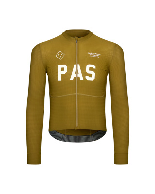 Pas Normal Studios PAS Mechanism Pro Long Sleeve Jersey - Khaki Green