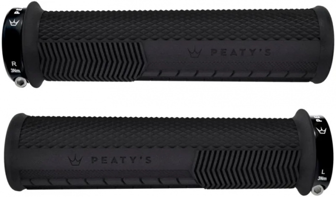 Peaty's Monarch Knurl Grip black